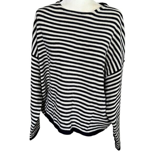 Carly Jean Los Angeles Wesley Striped Knit Sweater One Size EUC - Picture 1 of 6